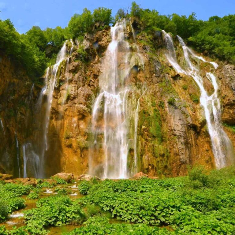 the Plitvice Lakes National Park