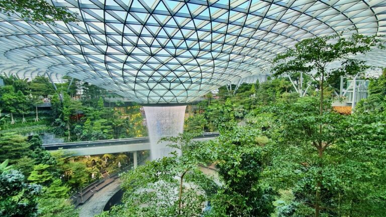 Changi Airport in Singapore